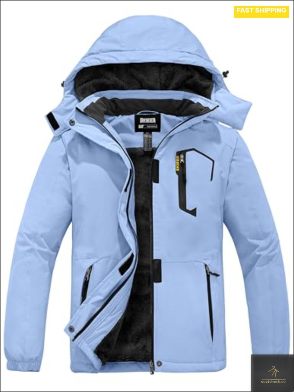 Women's Waterproof Ski Jacket Windproof Snowboarding Fleece